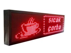 KAYAN YAZI LED TABELA 48X96CM YATAY